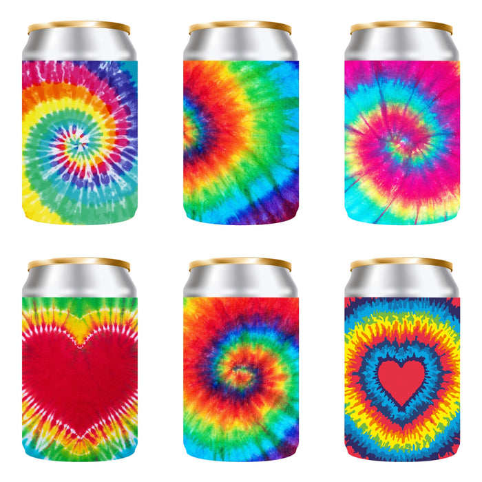 Koozies Sublimation can Koozies 4mm Thick Neoprene Tie Dye