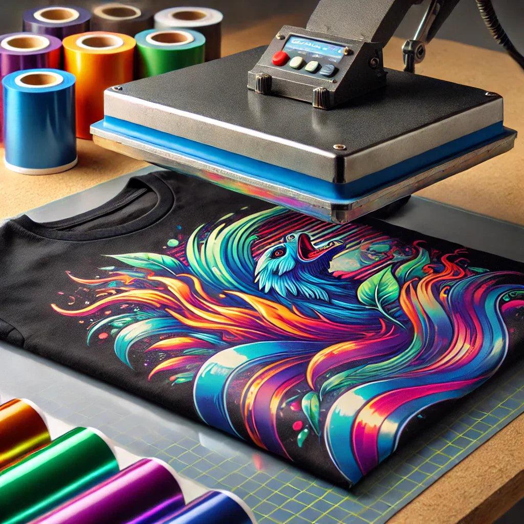 Pros & Cons of Heat Transfer Vinyl (HTV) Printing for Apparel & Koozies©