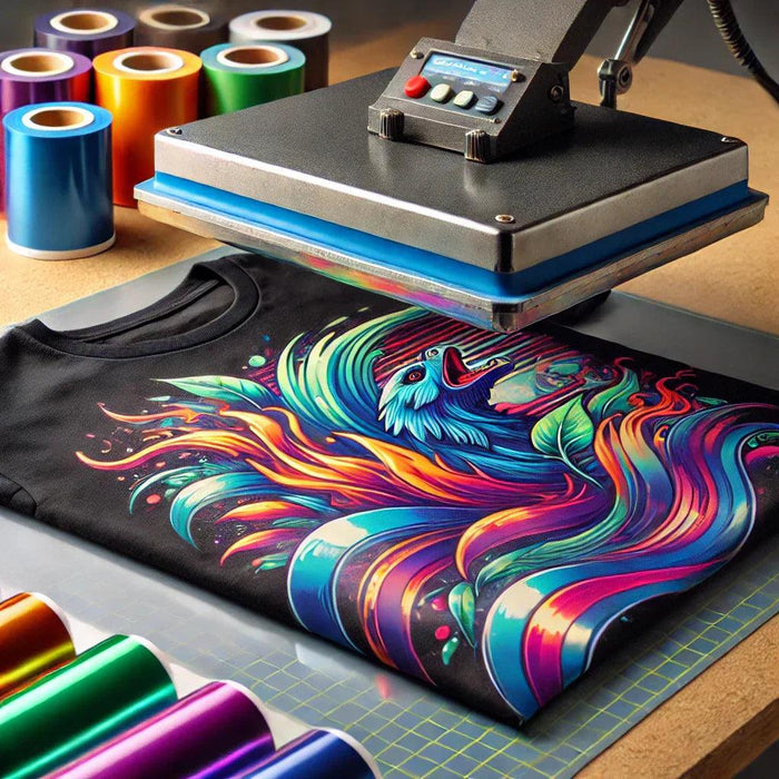 Pros & Cons of Heat Transfer Vinyl (HTV) Printing for Apparel & Koozies©
