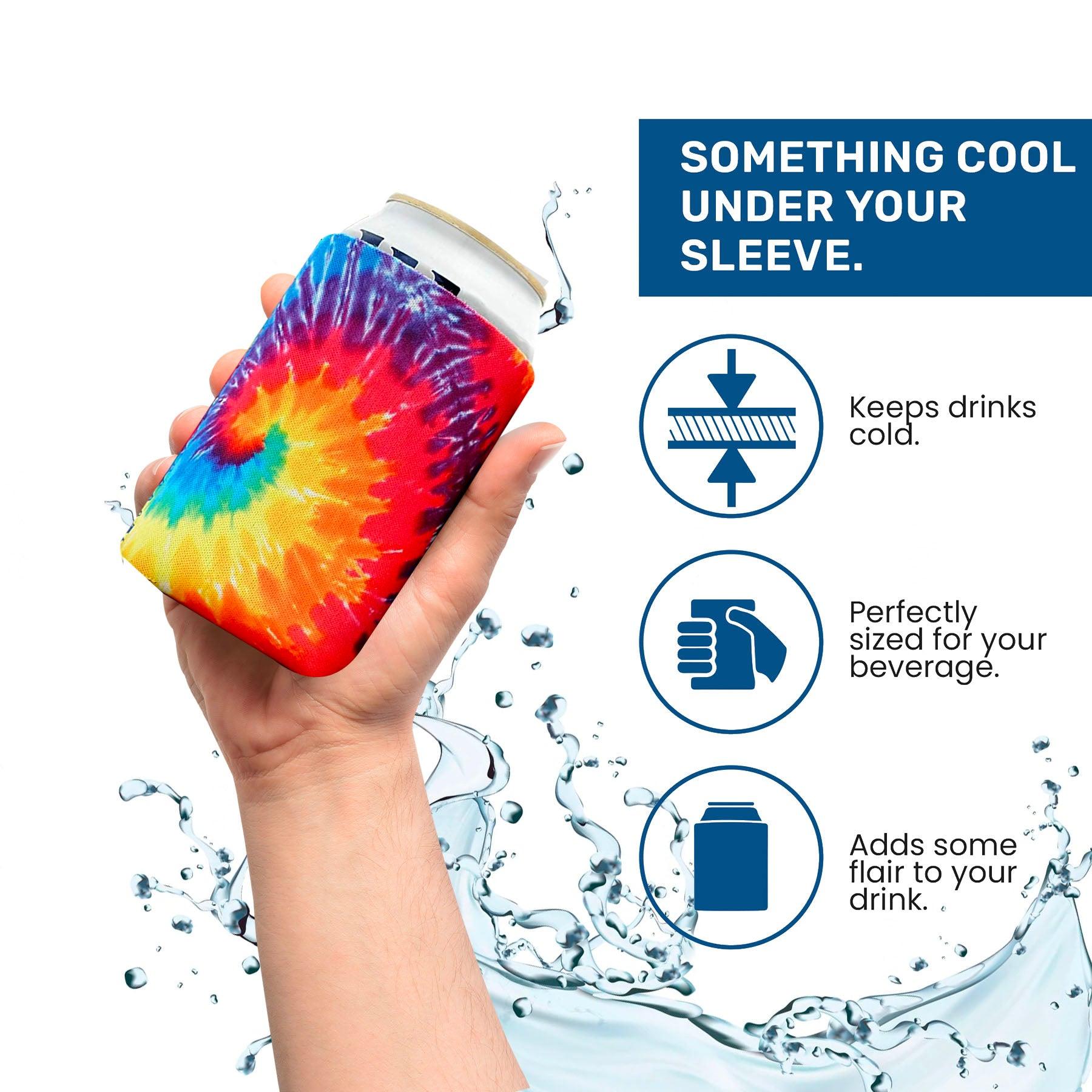 Neoprene Tie Dye Can Koozie Sleeve 12 oz