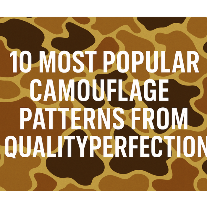 10 Most Popular Camouflage Patterns from QualityPerfection