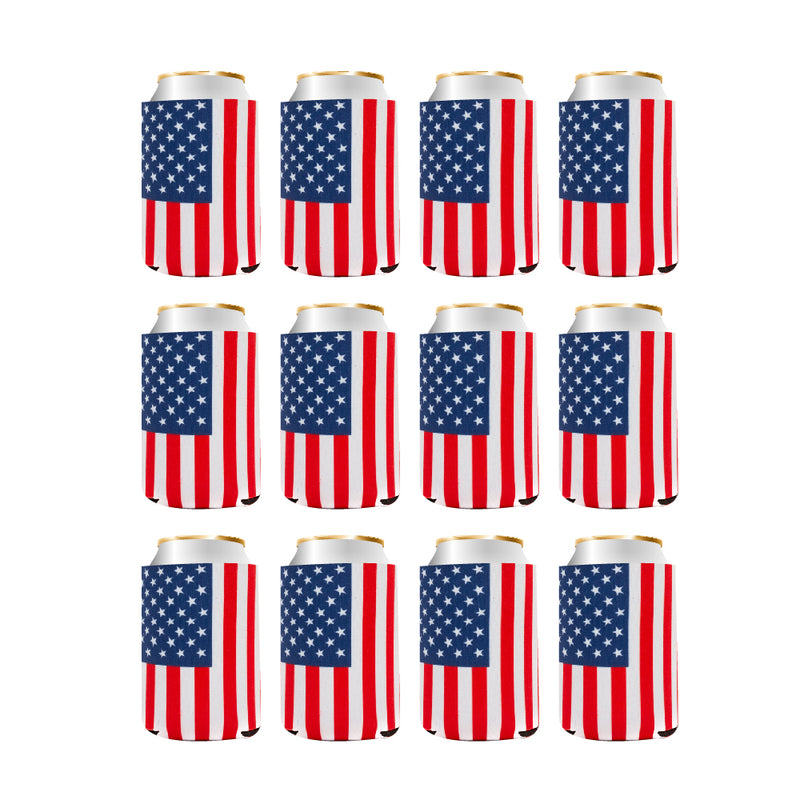 Blank Can Cooler Sleeves Foam Regular 12 oz Can - Package of 100, Bulk