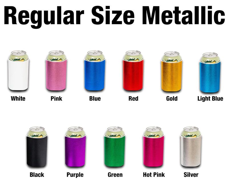 Regular Blank Can Cooler 4mm Neoprene 12 oz - 50 Units