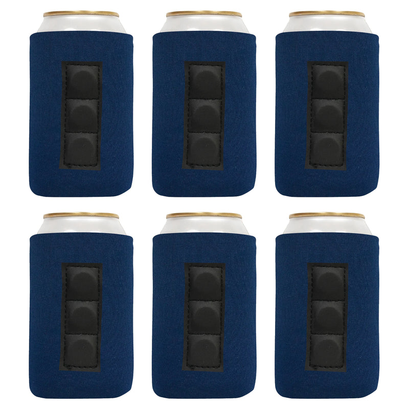 Magnetic Neoprene Can Cooler Sleeve 12 oz Blank Regular Size 4mm Thick - 6 Unit - 3 magnets