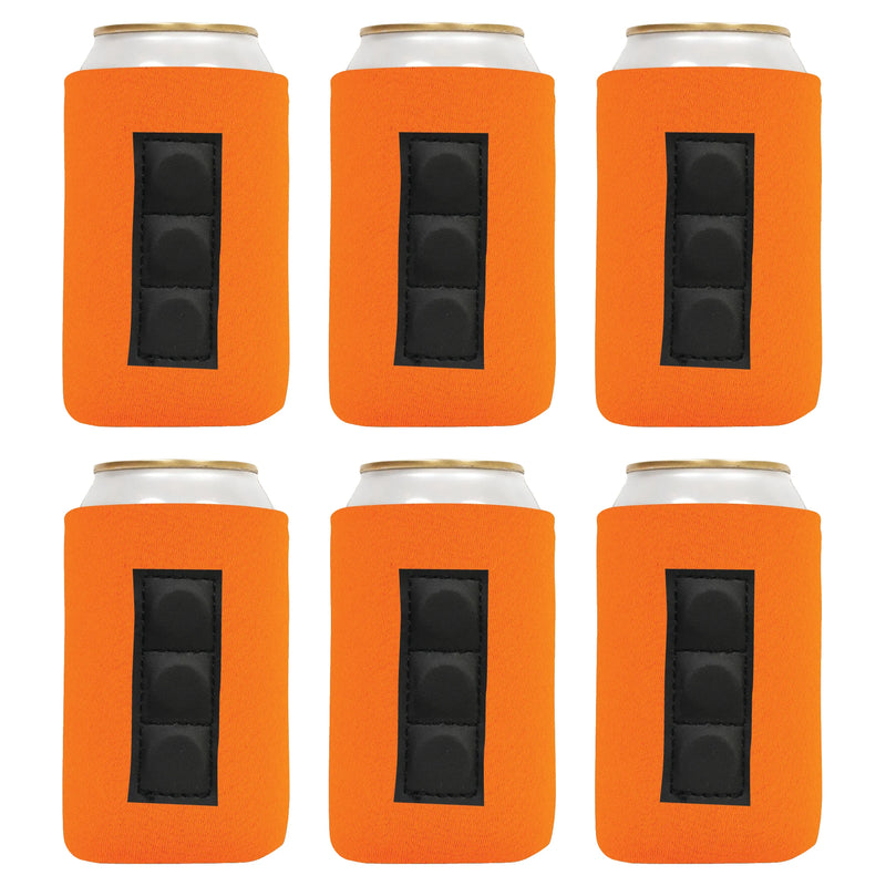 Magnetic Neoprene Can Cooler Sleeve 12 oz Blank Regular Size 4mm Thick - 6 Unit - 3 magnets
