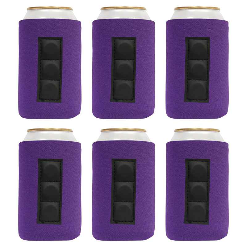 Magnetic Neoprene Can Cooler Sleeve 12 oz Blank Regular Size 4mm Thick - 6 Unit - 3 magnets