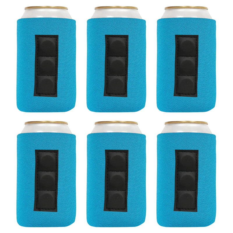 Magnetic Neoprene Can Cooler Sleeve 12 oz Blank Regular Size 4mm Thick - 6 Unit - 3 magnets