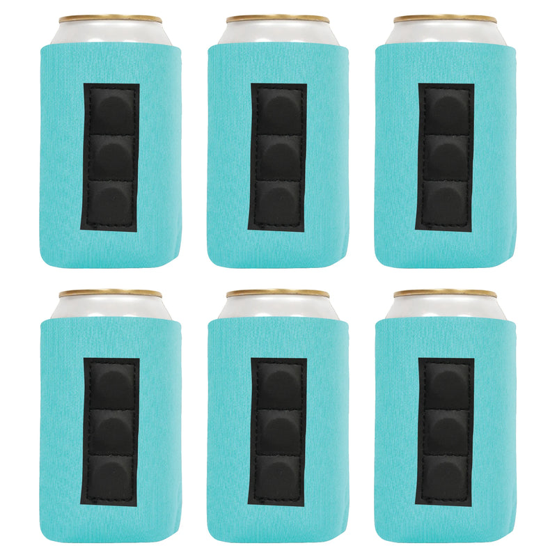 Magnetic Neoprene Can Cooler Sleeve 12 oz Blank Regular Size 4mm Thick - 6 Unit - 3 magnets