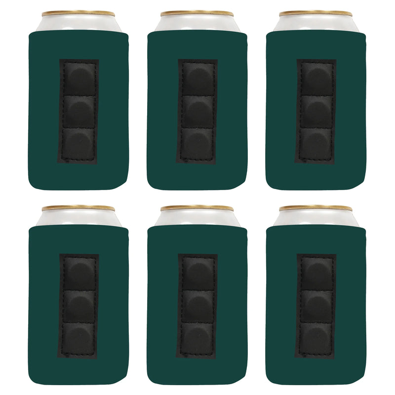 Magnetic Neoprene Can Cooler Sleeve 12 oz Blank Regular Size 4mm Thick - 6 Unit - 3 magnets