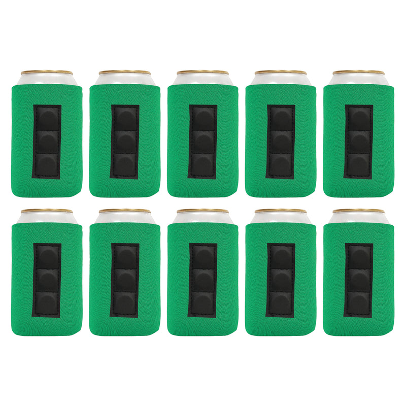 Magnetic Can Cooler Sleeve 12 oz Blank Regular Neoprene 4mm 10 Units - 3 magnets.