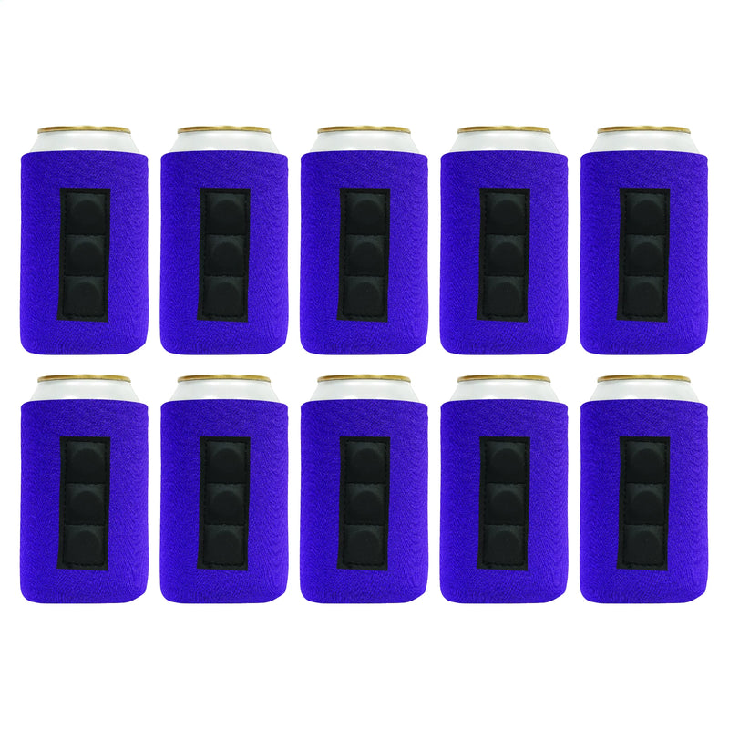 Magnetic Can Cooler Sleeve 12 oz Blank Regular Neoprene 4mm 10 Units - 3 magnets.