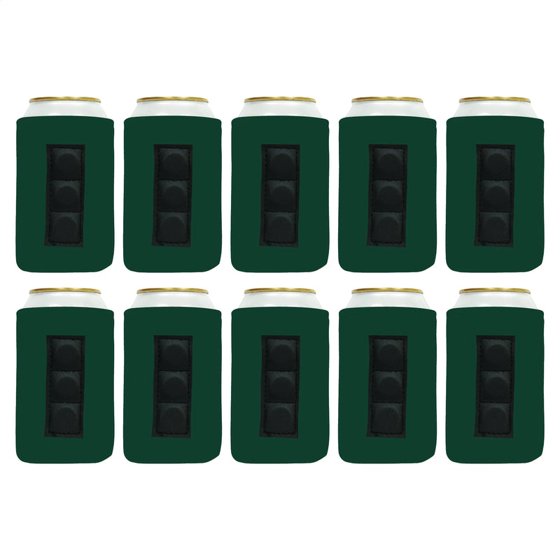 Magnetic Can Cooler Sleeve 12 oz Blank Regular Neoprene 4mm 10 Units - 3 magnets.