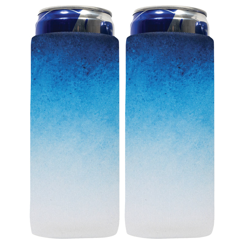 Ombre Slim Can Cooler Sleeves 12oz 4mm Thick Neoprene