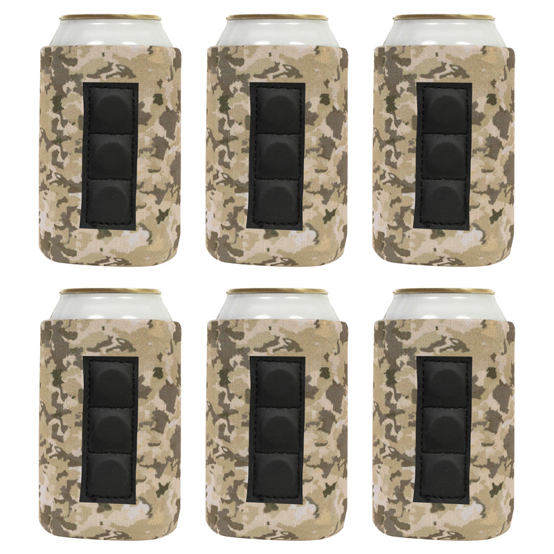 Magnetic Neoprene Can Cooler Sleeve 12 oz Blank Regular Size 4mm Thick - 6 Unit - 3 magnets