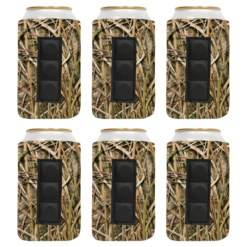 Magnetic Neoprene Can Cooler Sleeve 12 oz Blank Regular Size 4mm Thick - 6 Unit - 3 magnets