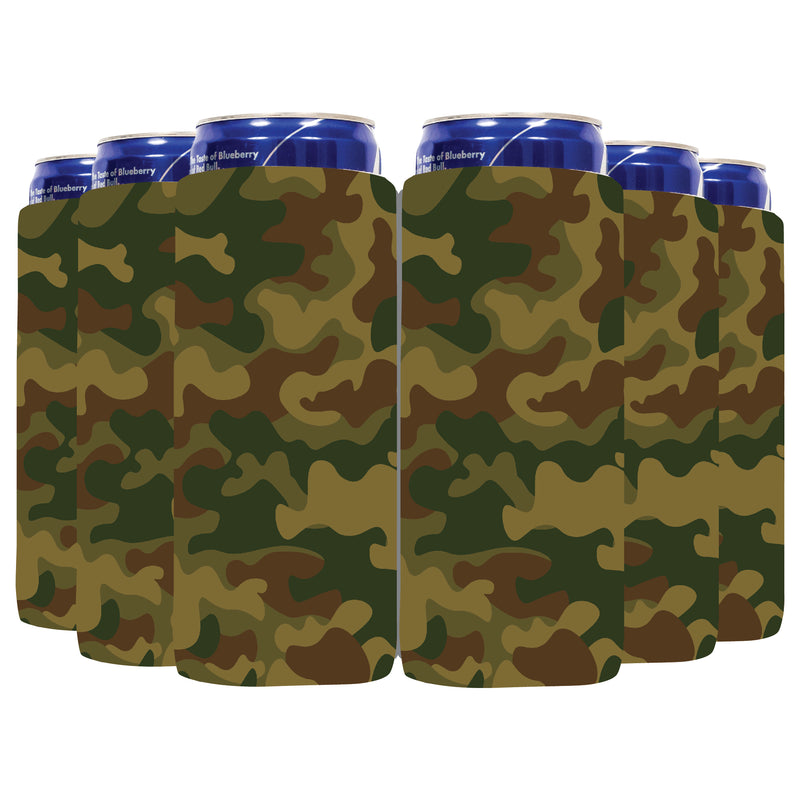 Slim Can Sleeves, Neoprene Premium 4mm Pattern - 24 Units, Bulk