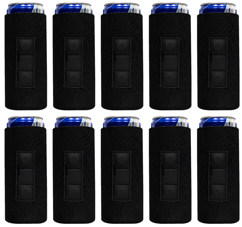 Magnetic Slim Can Cooler 12 oz, Blank 3 Magnets 4mm Neoprene - 100 Unit