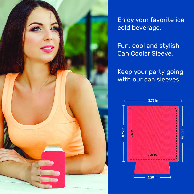 480 Koozies - Bulk - Box of Slim / Regular Neoprene 12 oz