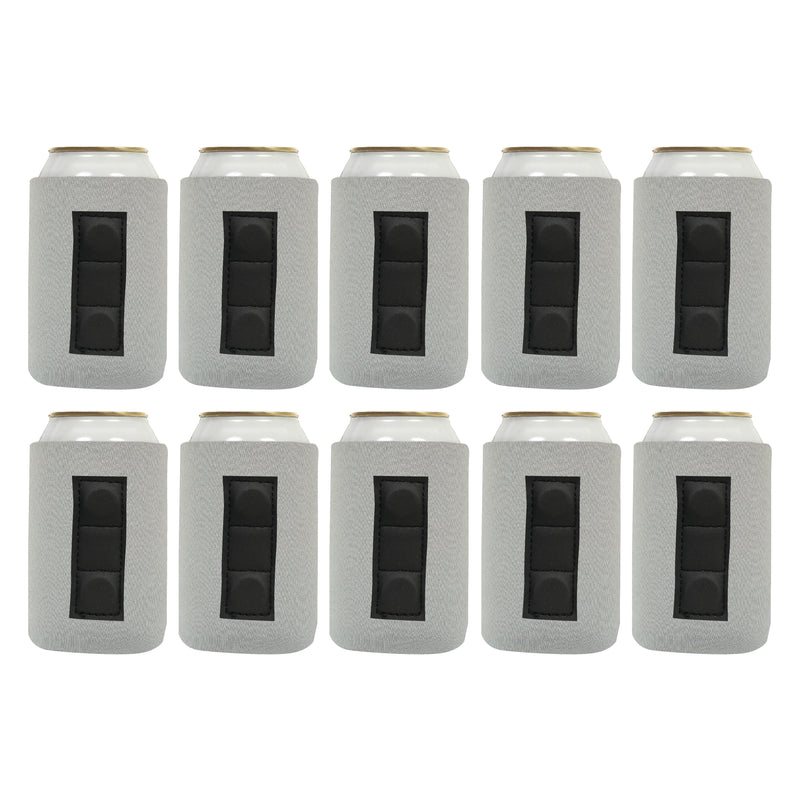 Magnetic Can Cooler Sleeve 12 oz Blank Regular Neoprene 4mm 10 Units - 3 magnets.