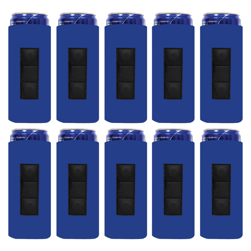 Magnetic Slim Can Cooler 12 oz, Blank 3 Magnets 4mm Neoprene - 100 Unit
