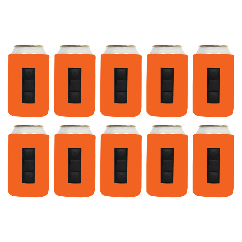 Magnetic Can Cooler Sleeve 12 oz Blank Regular Neoprene 4mm 10 Units - 3 magnets.