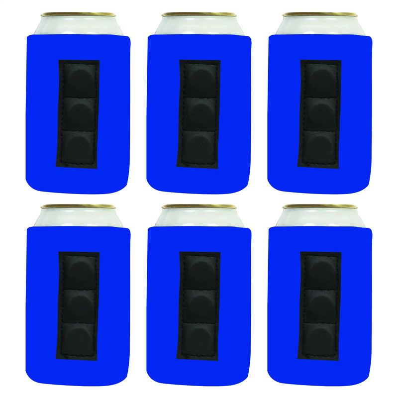 Magnetic Neoprene Can Cooler Sleeve 12 oz Blank Regular Size 4mm Thick - 6 Unit - 3 magnets