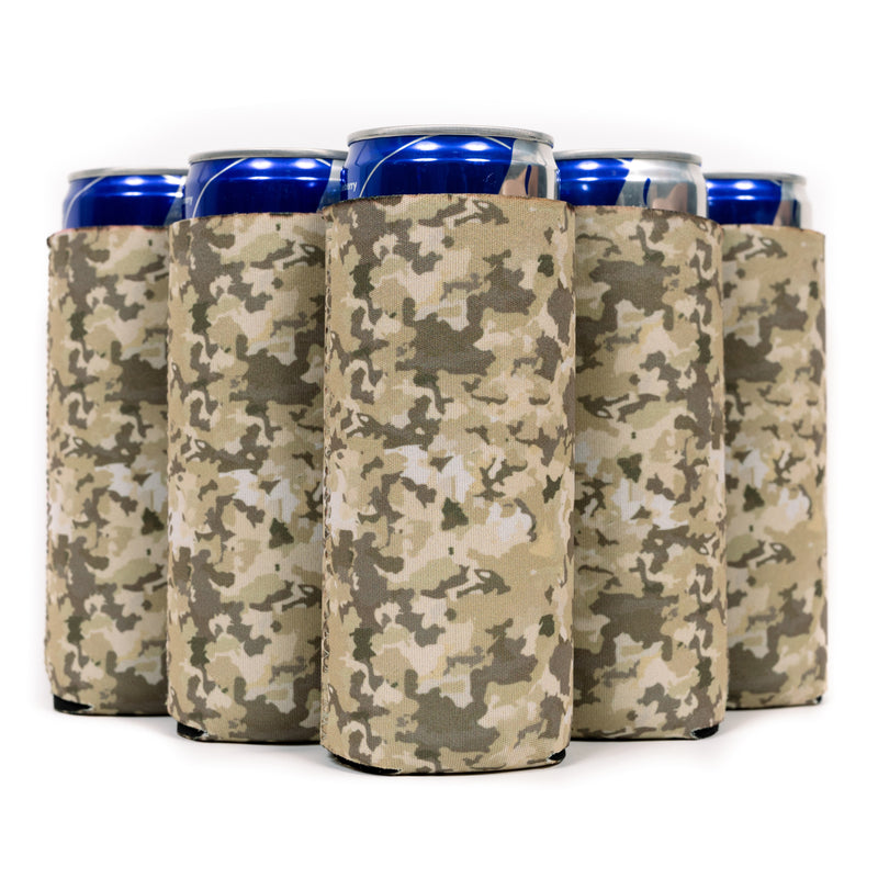 Slim Can Sleeves, Neoprene Premium 4mm Pattern - 24 Units, Bulk