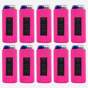 Magnetic Slim Can Cooler Sleeve 12 oz, Skinny Neoprene 10 Unit - QualityPerfection