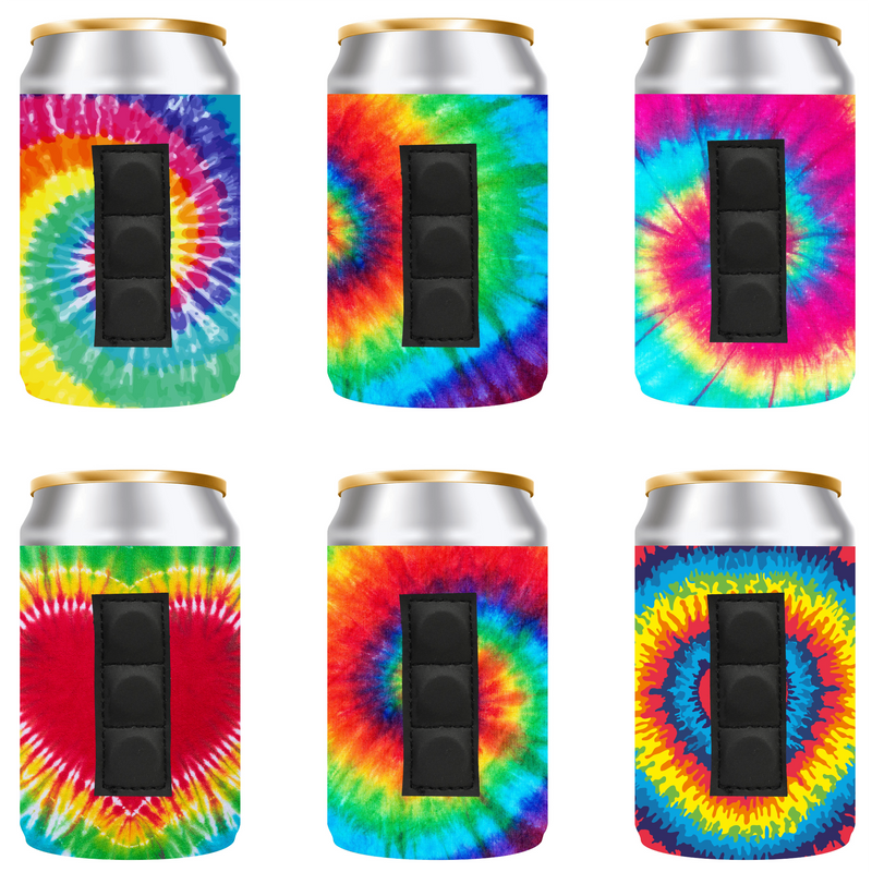 Magnetic Neoprene Can Cooler Sleeve 12 oz Blank Regular Size 4mm Thick - 6 Unit - 3 magnets