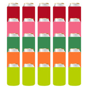 100 Can Coolers Sleeve, Wholesale Foam Insulated Regular 12 oz Can - QualityPerfection