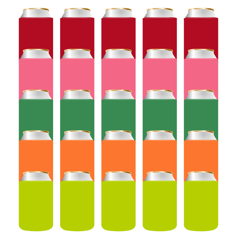 100 Can Coolers Sleeve, Wholesale Foam Insulated Regular 12 oz Can - QualityPerfection