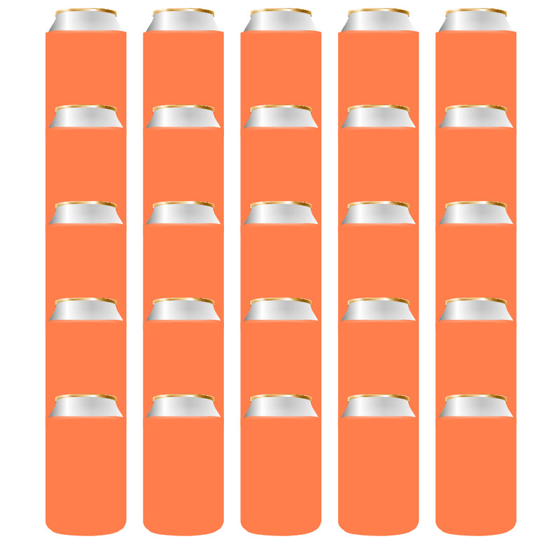 100 Can Coolers Sleeve, Wholesale Foam Insulated Regular 12 oz Can - QualityPerfection
