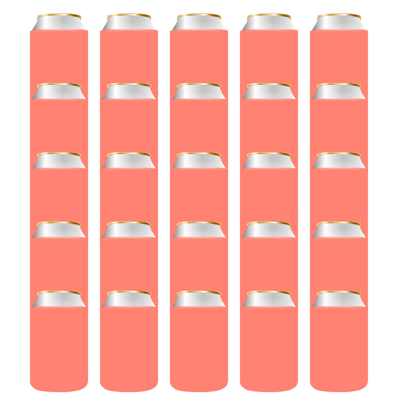 100 Can Coolers Sleeve, Wholesale Foam Insulated Regular 12 oz Can - QualityPerfection
