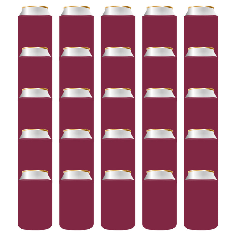 100 Can Coolers Sleeve, Wholesale Foam Insulated Regular 12 oz Can - QualityPerfection