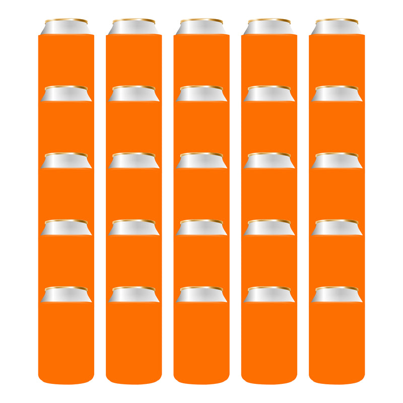 100 Can Coolers Sleeve, Wholesale Foam Insulated Regular 12 oz Can - QualityPerfection