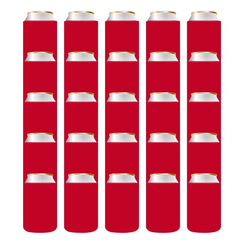 100 Can Coolers Sleeve, Wholesale Foam Insulated Regular 12 oz Can - QualityPerfection