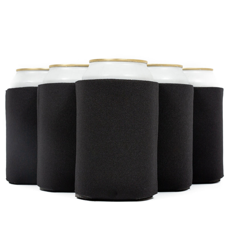 Neoprene Can Cooler Sleeve - Premium 4mm Bulk Regular size, 12 Pack - QualityPerfection