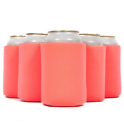 Neoprene Can Cooler Sleeve - Premium 4mm Bulk Regular size, 6 Pack - QualityPerfection