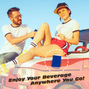 Magnetic Neoprene Can Cooler Sleeve 12 oz Regular Size 4mm Thick 2 Unit - QualityPerfection