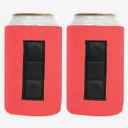 Magnetic Neoprene Can Cooler Sleeve 12 oz Regular Size 4mm Thick 2 Unit - QualityPerfection