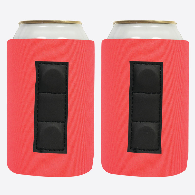 Magnetic Neoprene Can Cooler Sleeve 12 oz Regular Size 4mm Thick 2 Unit - QualityPerfection