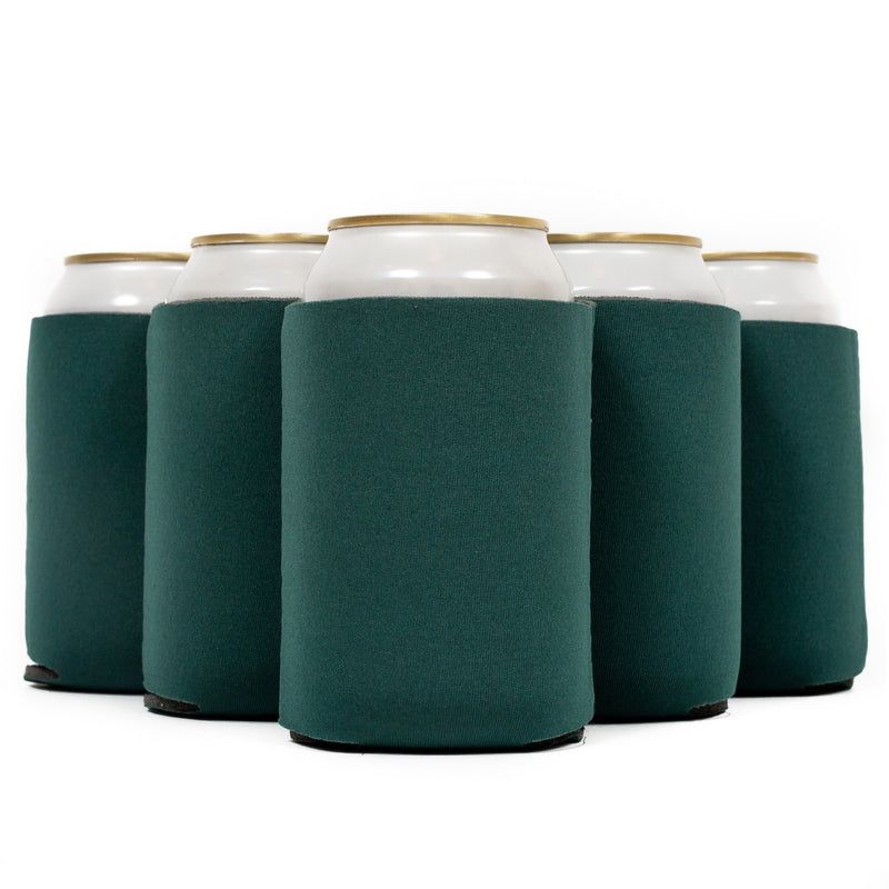 Neoprene Can Cooler Sleeve - Premium 4mm Bulk Regular size, 6 Pack - QualityPerfection