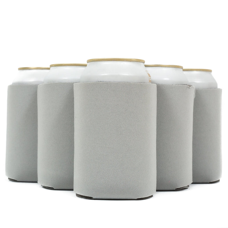 Neoprene Can Cooler Sleeve - Premium 4mm Bulk Regular size, 12 Pack - QualityPerfection