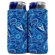 Slim Can Cooler Sleeves (2 Pack) Thermocoolers for 12 oz Tall Skinny Beverage with Gift Package - QualityPerfection