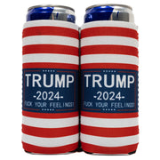 Slim Can Cooler Sleeves (2 Pack) Thermocoolers for 12 oz Tall Skinny Beverage with Gift Package - QualityPerfection