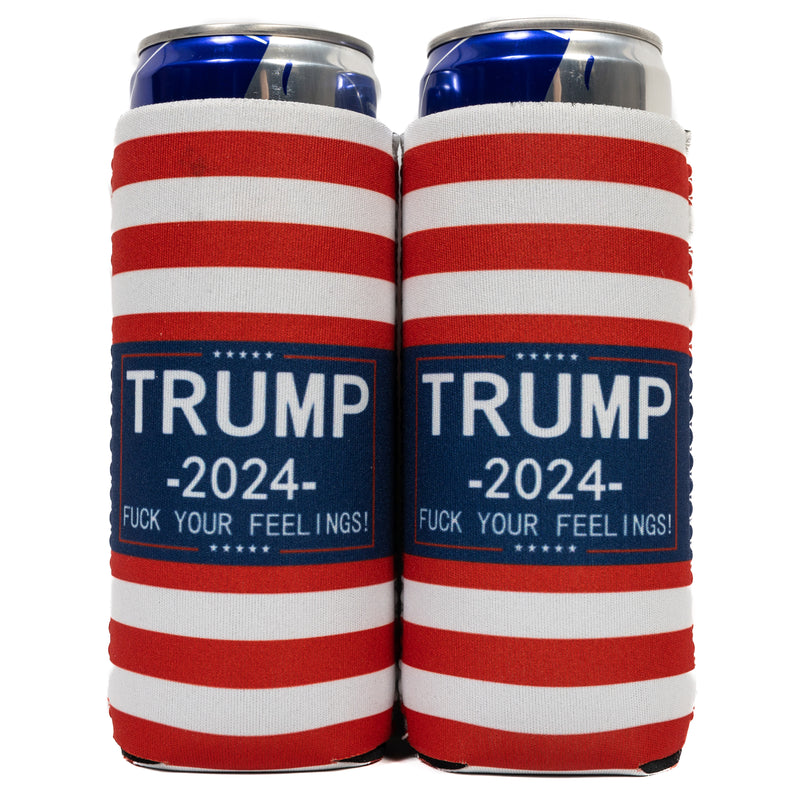 Slim Can Cooler Sleeves (2 Pack) Thermocoolers for 12 oz Tall Skinny Beverage with Gift Package - QualityPerfection