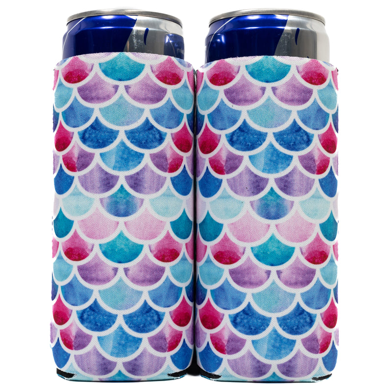 Slim Can Cooler Sleeves (2 Pack) Thermocoolers for 12 oz Tall Skinny Beverage with Gift Package - QualityPerfection