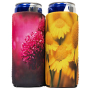 Slim Can Cooler Sleeves (2 Pack) Thermocoolers for 12 oz Tall Skinny Beverage with Gift Package - QualityPerfection