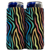 Slim Can Cooler Sleeves (2 Pack) Thermocoolers for 12 oz Tall Skinny Beverage with Gift Package - QualityPerfection