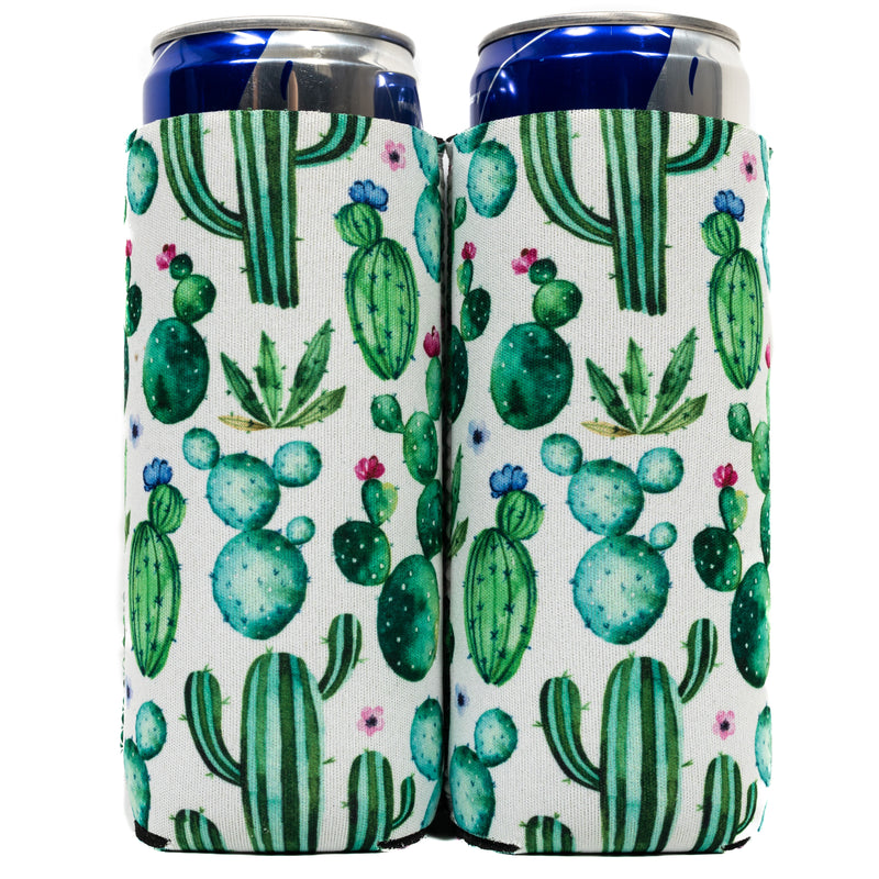 Slim Can Cooler Sleeves (2 Pack) Thermocoolers for 12 oz Tall Skinny Beverage with Gift Package - QualityPerfection